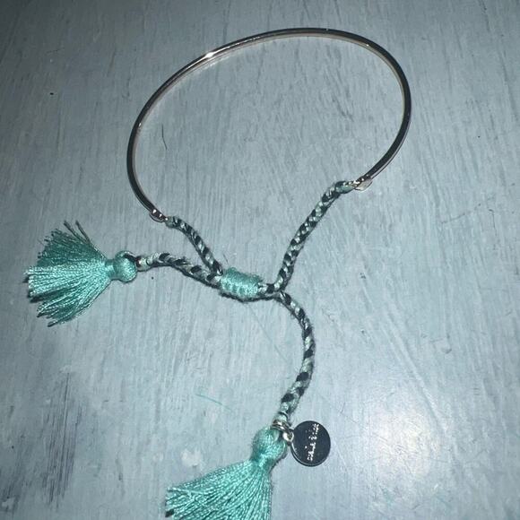 Stella & Dot Fete Gold/blue/aqua Bracelet -So Cute! - Picture 2 of 7